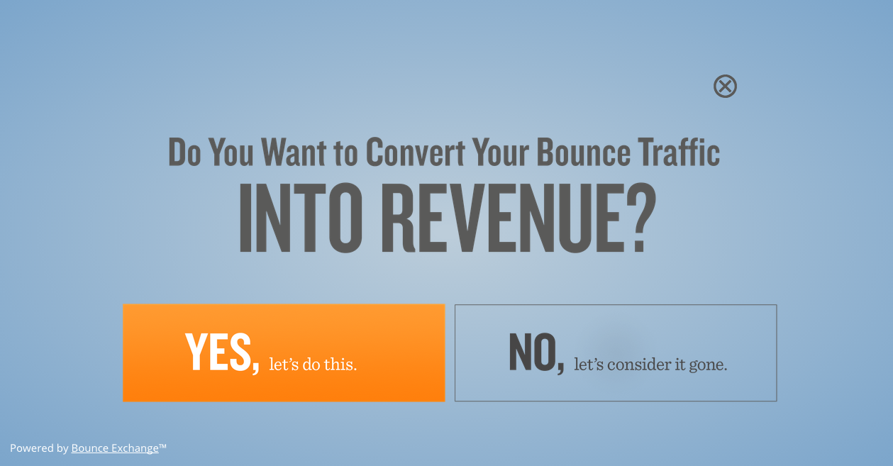 ecommerce popup marketing campaigns with bounce exchange