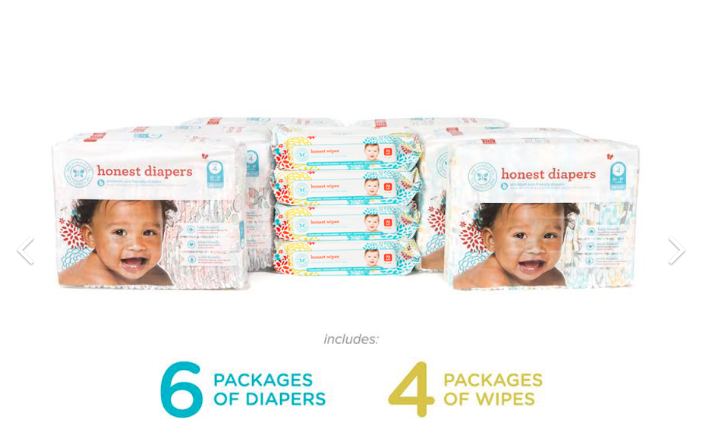 Honest Co. diaper & wipe subscription
