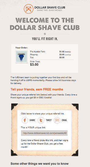 ecommerce referral program email campaign