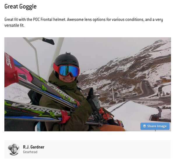 user generated content ecommerce Backcountry product reviews