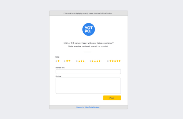 Yotpo ecommerce review app