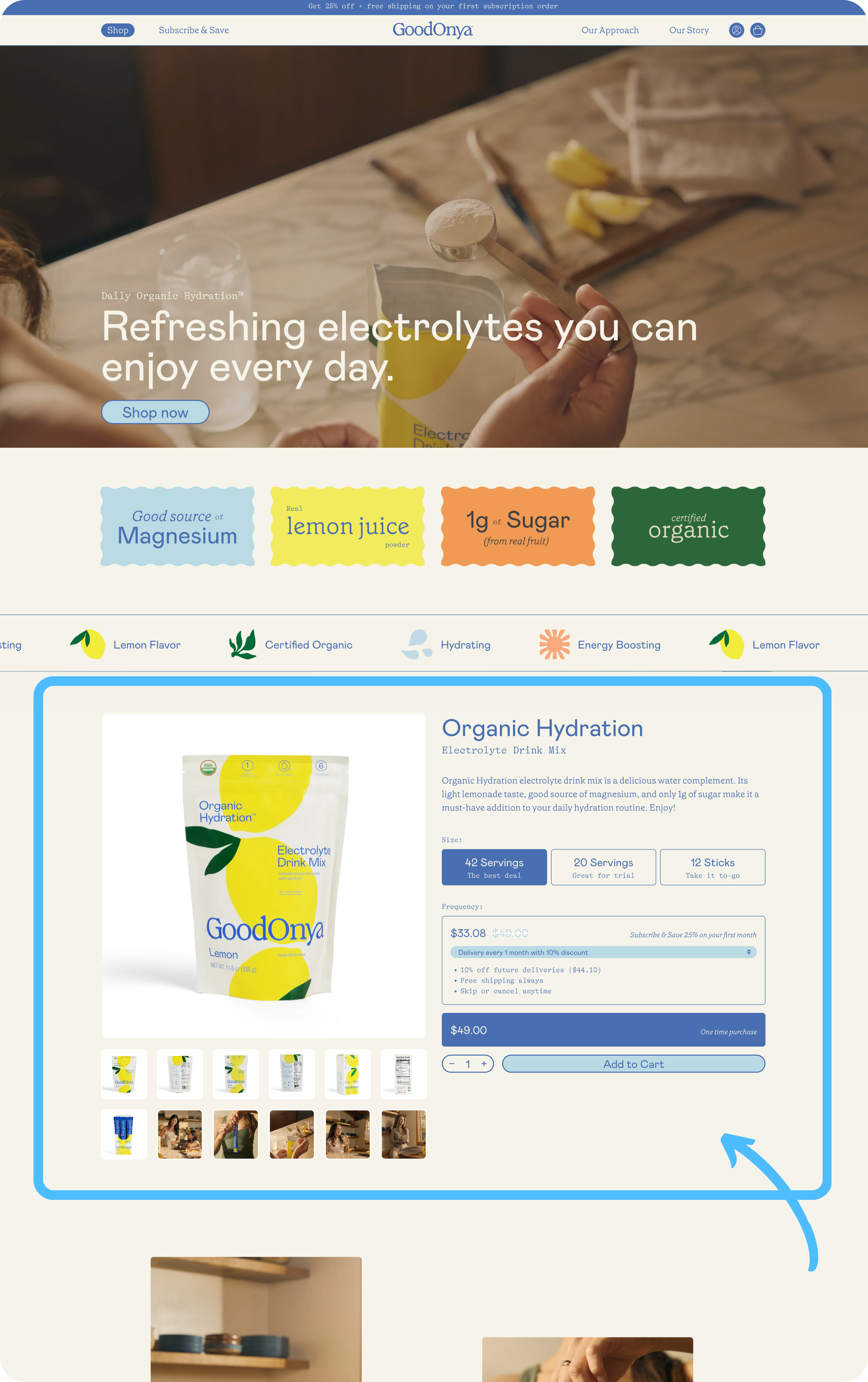 How a hero product on the homepage increases conversions